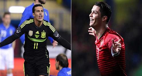 اسبانيا تهزم ايطاليا في الظهور الاول لكوستا .. والبرتغال تكتسح الكاميرون "بالخمسة"